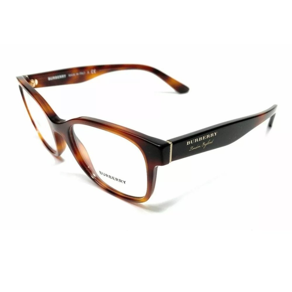 Burberry Women's Havana Square Eyeglasses!